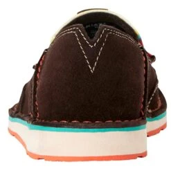 Women's Ariat Cruiser Chocolate Serape Suede Shoes 7 Women's Ariat Cruiser Chocolate Serape Suede Shoes -Outlet Cowgirl Looks Store 10021153 2