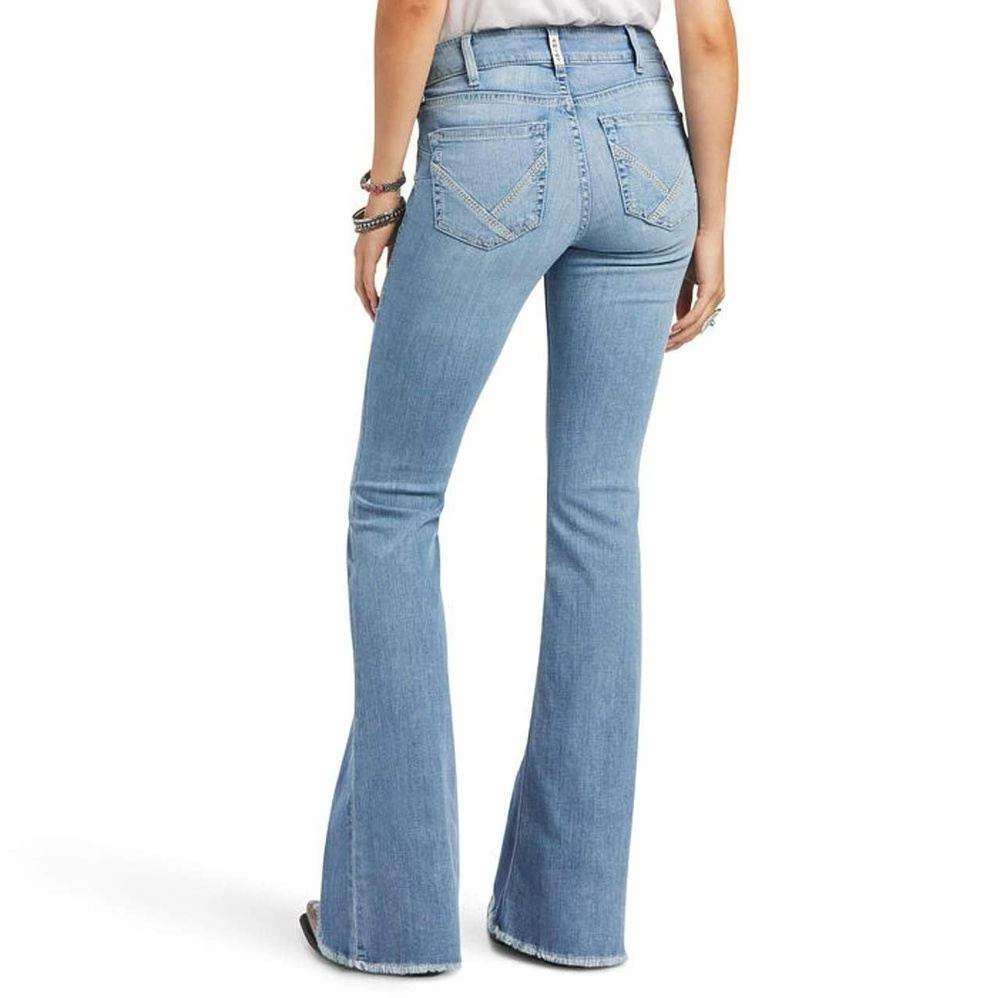 Ariat Women's REAL Perfect Rise Regina Flare Jean 2 Ariat Women's REAL Perfect Rise Regina Flare Jean - Image 2