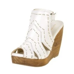 Womens Very Volatile White Wedge Sandals -Outlet Cowgirl Looks Store 107621 default l