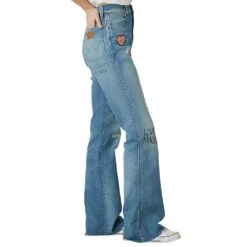 Wrangler Women's X Fender Westward Rockstar Souvenir Jean -Outlet Cowgirl Looks Store 112317809 3