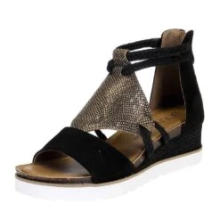 Corkys Footwear Womens Corkys Browning Gun Metal Sandal