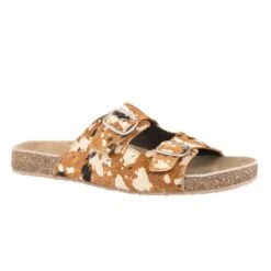 Roper Womens Multi Color Hair On Sandal