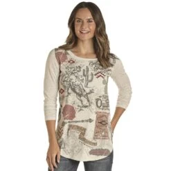 Panhandle Women's Vintage Poster Graphic Tee