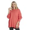 Mud Pie Womens High Fashion Pink Sweater