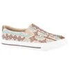 Women's Roper Angel Fire Tan Aztec Canvas Slip On
