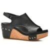 Corkys Footwear Women`s Corky`s Carley Black Smooth