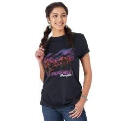 Wrangler Women's Retro Desert Night Graphic Tee
