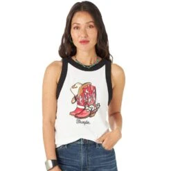 Wrangler Women's Graphic Goddess Tank