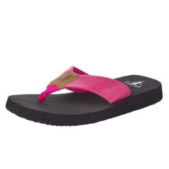 Corkys Footwear Corky's Pink Flip Flop