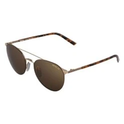 Bex Demi Gold And Brown Sunglasses