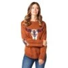 Wrangler Women's Retro Brown Americana Sweater