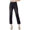 Risen Jeans Women's High Rise Black Crop Jeans