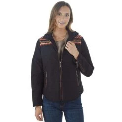 Montanaco Montana Bonded Jacket With Aztec Print