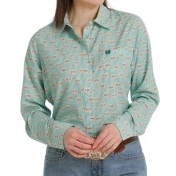 Cinch Women's ArenaFlex Printed Button Down Shirt