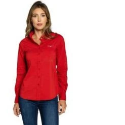 Kimes Ranch Womens Red Team Shirt