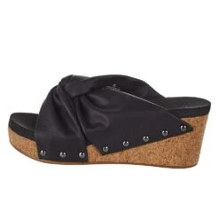 Corkys Footwear Women`s Corky's Cheerful Black Wedge -Outlet Cowgirl Looks Store 30 5394 BLCK 3