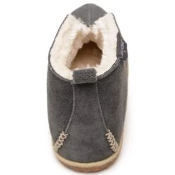 Minnetonka Women's Minnetonka Tucson Charcoal Slipper -Outlet Cowgirl Looks Store 40114 4