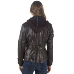 Montanaco Women's Faux Leather Jacket -Outlet Cowgirl Looks Store 801108 CHOC 05