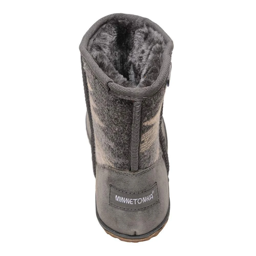 Minnetonka Women`s Tali Grey Multi Boot 3 Minnetonka Women`s Tali Grey Multi Boot - Image 3
