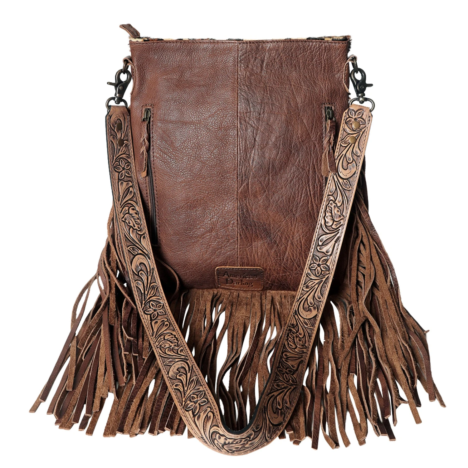 American Darling Cheetah Crossbody Purse With Fringe 4 American Darling Cheetah Crossbody Purse With Fringe - Image 4