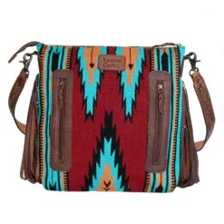 American Darling Saddle Blanket Crossbody Purse -Outlet Cowgirl Looks Store ADBGZ139G 05