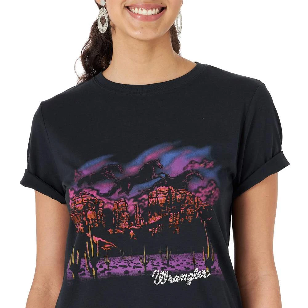 Wrangler Women's Retro Desert Night Graphic Tee 2 Wrangler Women's Retro Desert Night Graphic Tee - Image 2
