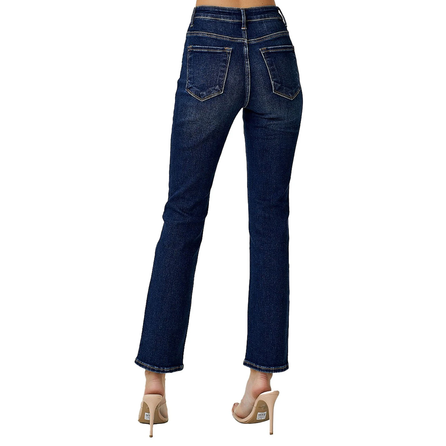 Risen Jeans Women's High Rise Straight Jeans 2 Risen Jeans Women's High Rise Straight Jeans - Image 2