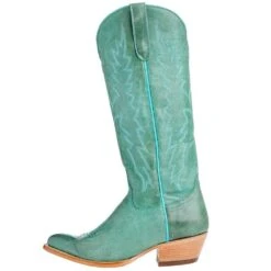 Black Star Women's Turquoise Sierra Boot -Outlet Cowgirl Looks Store WBAL004 03